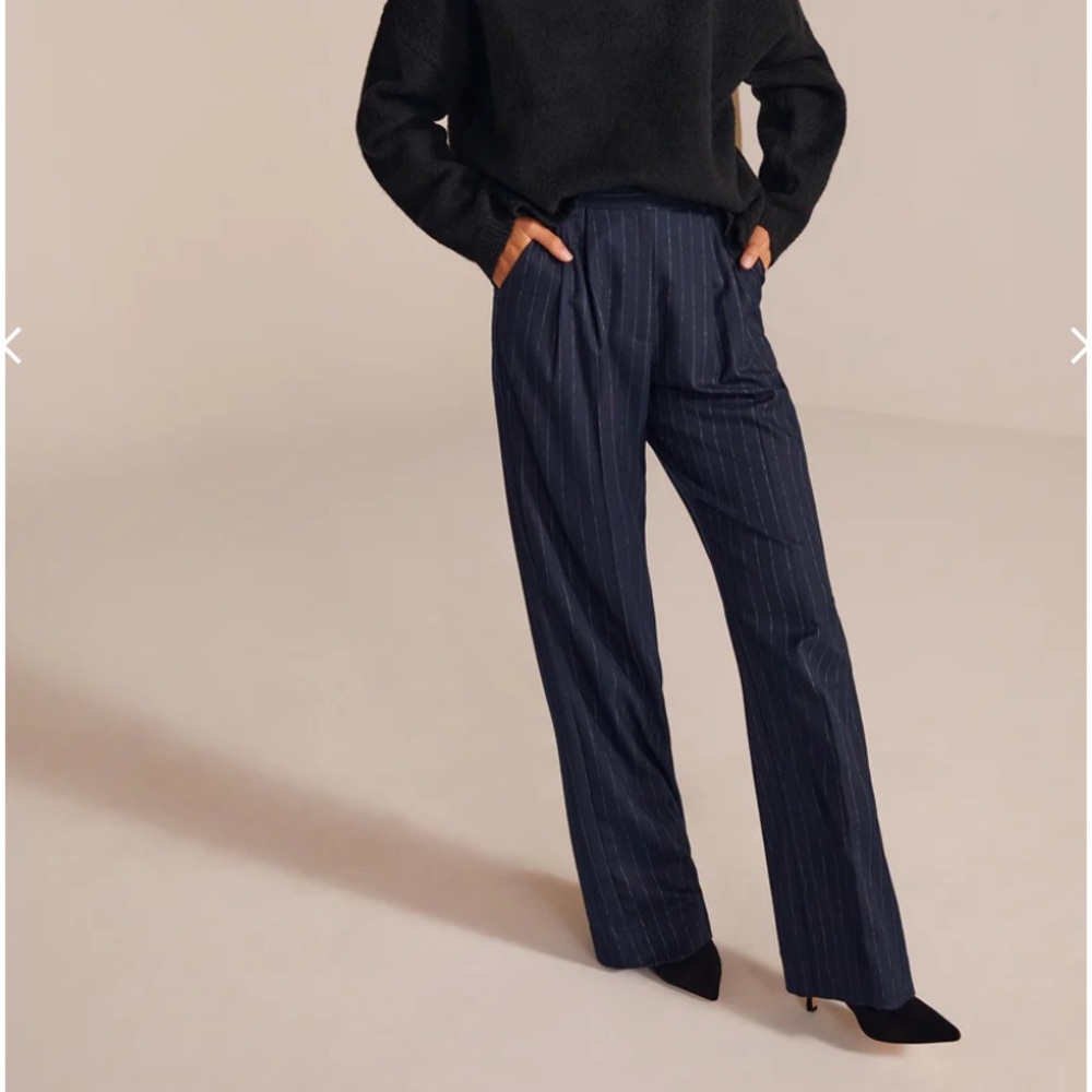 Favorite Daughter the Favorite Pant size 8 navy stripe